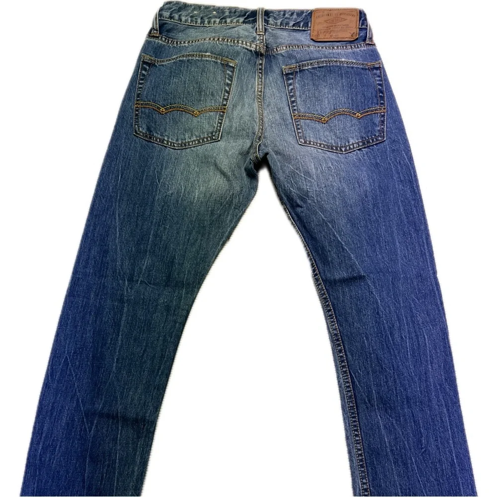 American Eagle Outfitters Men's Blue Straight Jeans - Picture 2 of 4